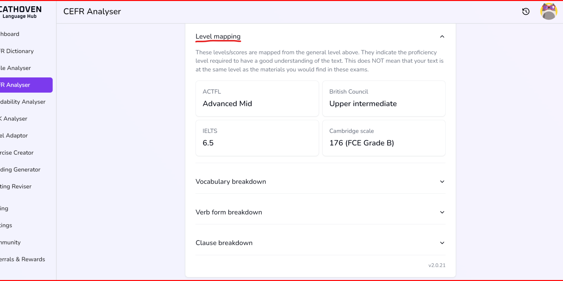 You would find the levels under different exam systems