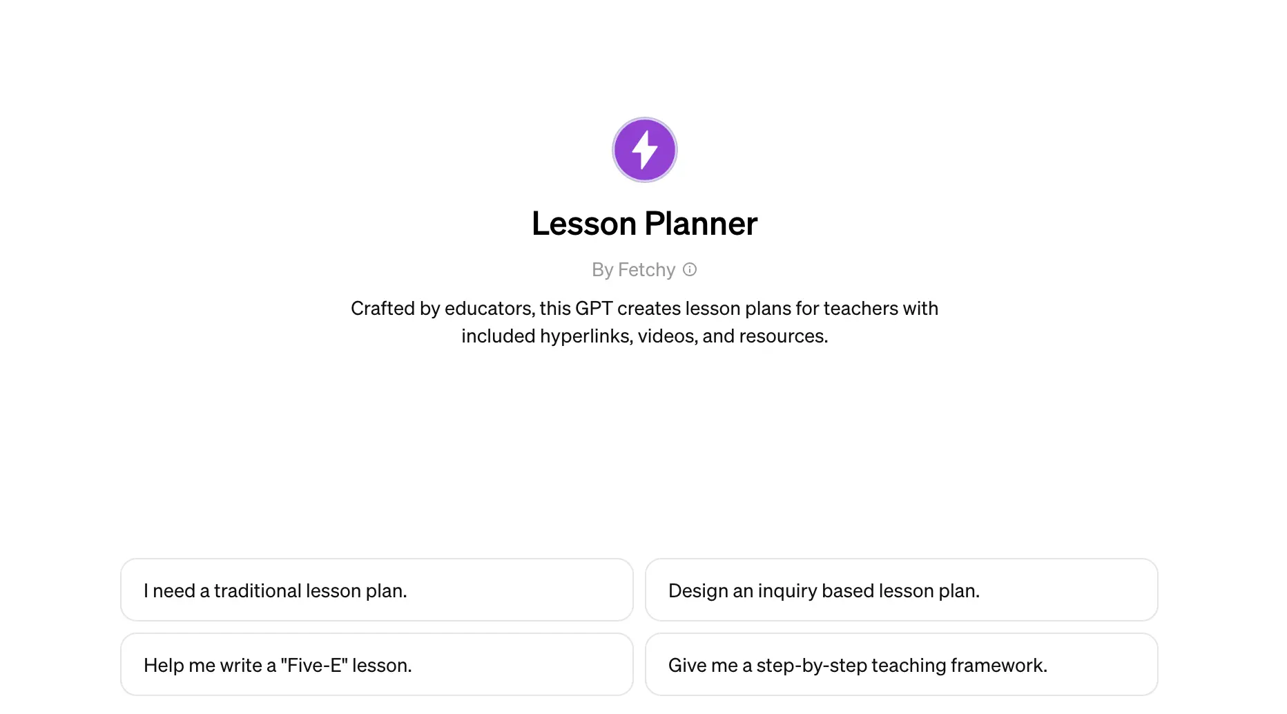 Lesson Planner