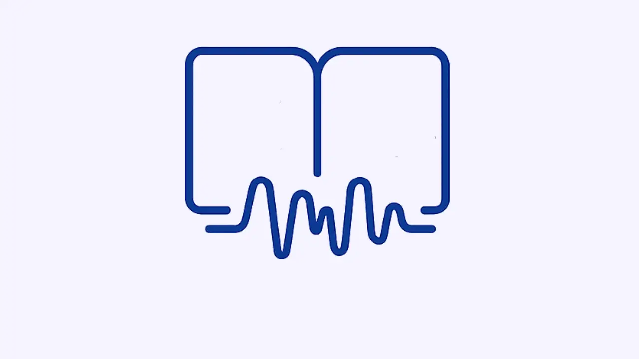 Icon representing decoding skills with simple and complex words and sound waves, illustrating reading difficulty levels.