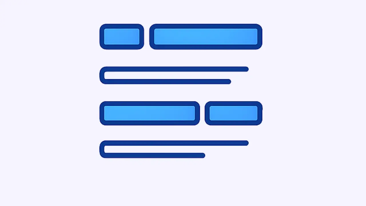 Icon showing text blocks with repeating elements, highlighting word and phrase repetition in reading patterns.