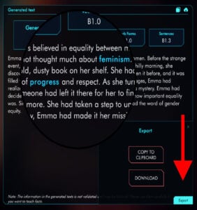 Reading Generator Step 4